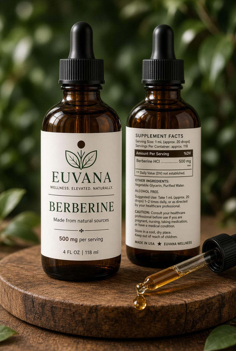 EuvanaWellness™ Berberine Liquid Drops