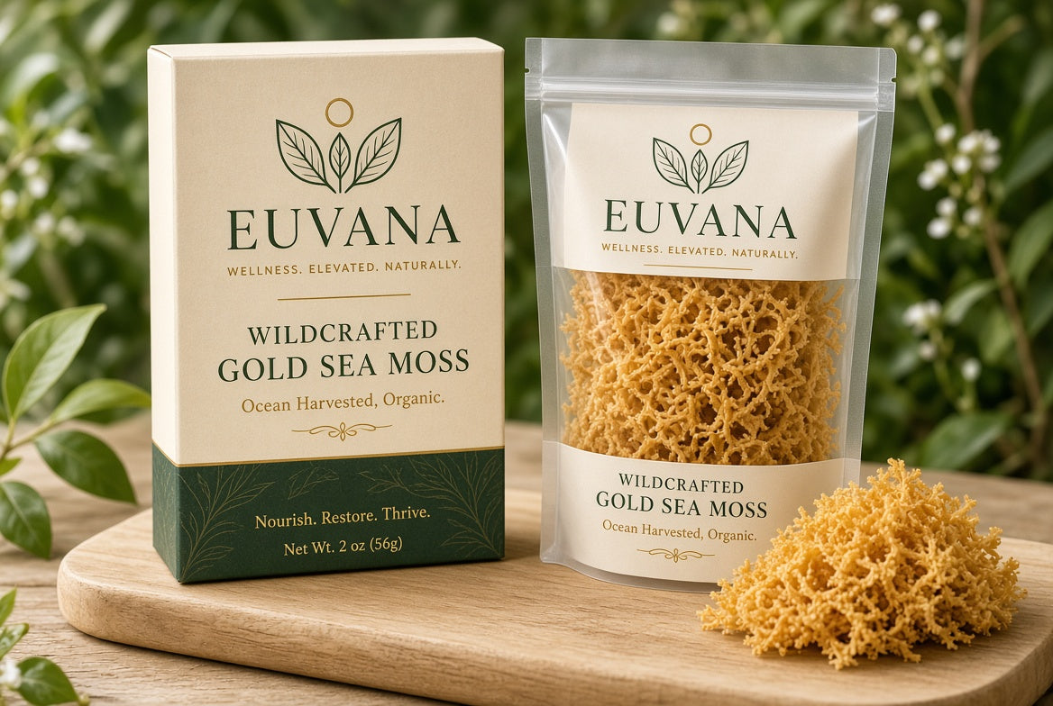 EuvanaWellness™ Organic Gold Sea Moss