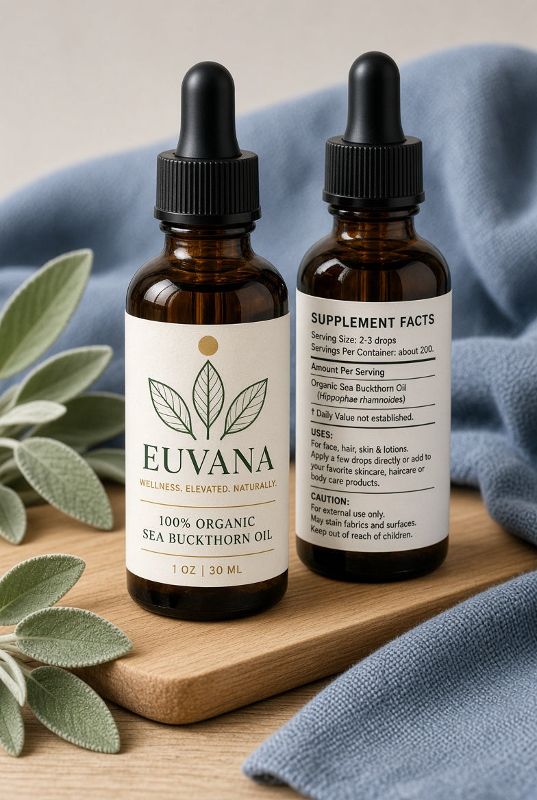 EuvanaWellness™ Organic Sea Buckthorn Oil